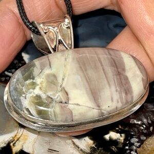 Polychrome Desert Jasper Pendant 1 1/2”x 1 1/2”
